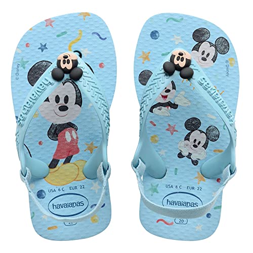 Havaianas Unisex Baby Disney Classics Ii Blue Water klapki japonki, 6 UK dziecko, Niebieska woda