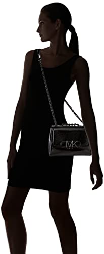 Michael Kors MD Conv Shldr Parker, Torba damska, Czarny, Czarny