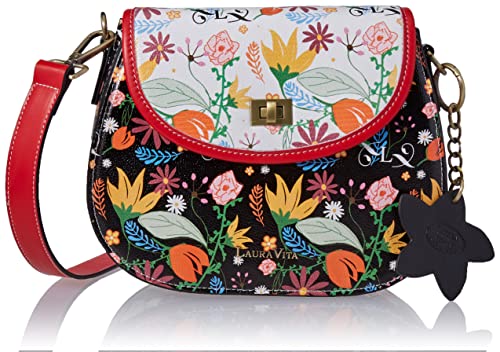 Laura Vita Damska torebka 4677, Noir,