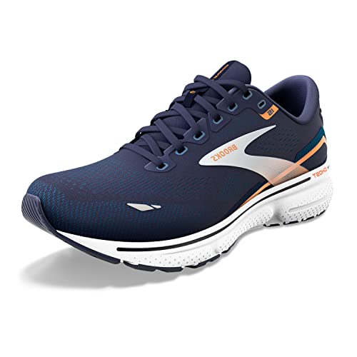 Brooks Ghost 15, męskie tenisówki, Pecoat/Blue/Orange Pop, 48,5 EU, Pecoat Blue Orange Pop, 48.5 EU