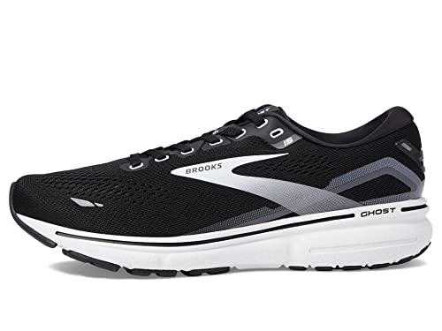 Brooks Damskie tenisówki Ghost 15, czarne/czarnoskóre, perłowe, białe, 7 UK, Black Blackerened Pearl White, 40.5 EU