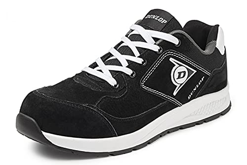 DUNLOP Flying Luka, Dorosły Krótkie Kostki Buty, czarny, 43 EU
