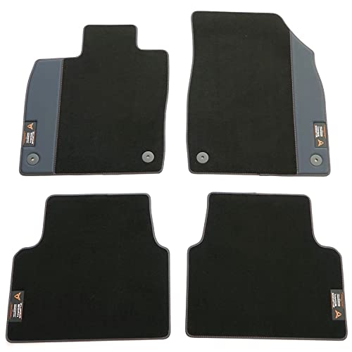 Seat 1EB863011BLOE dywaniki podłogowe premium tekstylne 4 x dywaniki materiałowe, niebieskie, z napisem Cupra Born