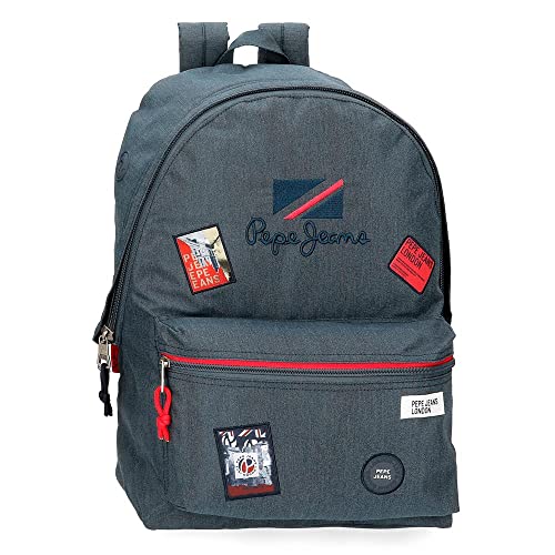 Pepe Jeans Kay Plecak szkolny Niebieski 23.87L, niebieski, Talla única, plecak szkolny