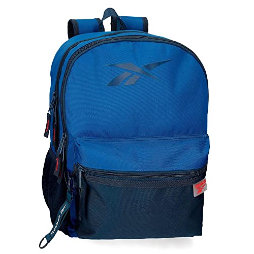 Reebok Atlantic Plecak szkolny, Niebieski, 30x40x12 cm, Poliester, 14,4l, niebieski, Mochila Escolar, plecak szkolny