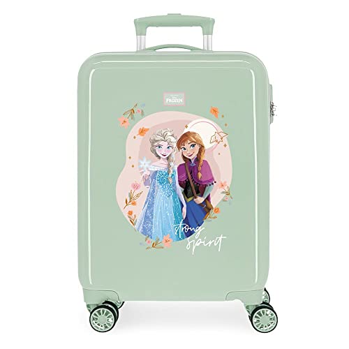 Disney Strong Spirit Walizka kabinowa Zielony 38x55x20 cms Sztywne zapięcie z boku 34L 2 kg 4 koła Podwójne bagaż ręczny, Zielony, Maleta, Walizka kabinowa