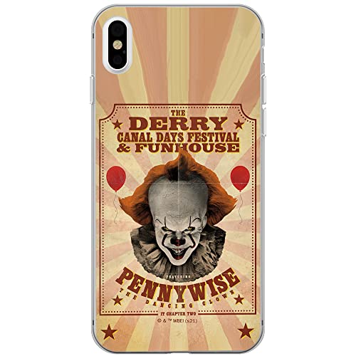 ERT GROUP etui na telefon Apple Iphone XS Max, case oryginalny i oficjalnie licencjonowany przez Horror, wzór It 023, optymalnie dopasowane, plecki z TPU
