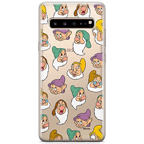 ERT GROUP etui na telefon Samsung S10 5G, case oryginalny i oficjalnie licencjonowany przez Disney, wzór Snow White and the Seven Dwarfs 015, plecki z TPU częściowo przeźroczyste