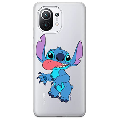 ERT GROUP etui na telefon Xiaomi 11, case oryginalny i oficjalnie licencjonowany przez Disney, wzór Stitch 012, optymalnie dopasowane, plecki z TPU częściowo przeźroczyste
