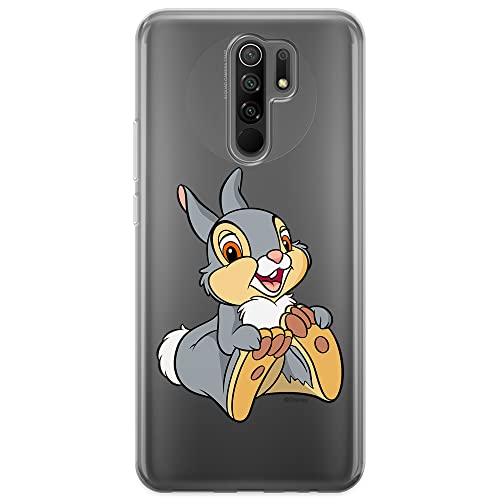 ERT GROUP etui na telefon Xiaomi REDMI 9, case oryginalny i oficjalnie licencjonowany przez Disney, wzór Thumper 002, optymalnie dopasowane, plecki z TPU częściowo przeźroczyste