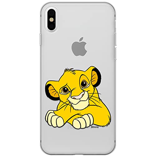 ERT GROUP etui na telefon Apple Iphone XS Max, case oryginalny i oficjalnie licencjonowany przez Disney, wzór Simba & Friends 009, optymalnie dopasowane, plecki z TPU częściowo przeźroczyste
