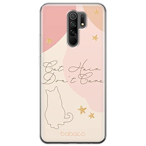 ERT GROUP etui na telefon Xiaomi REDMI 9, case oryginalny i oficjalnie licencjonowany przez Babaco, wzór Cats 007, optymalnie dopasowane, plecki z TPU