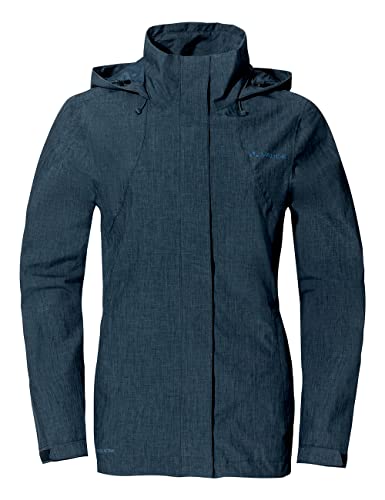 VAUDE Kurtka przeciwdeszczowa – Rosemoor Jacket II, damska kurtka przeciwdeszczowa, wodoszczelna i oddychająca, funkcjonalna 2-warstwowa kurtka outdoorowa, słup wody 10 000 mm, kurtka przejściowa lub