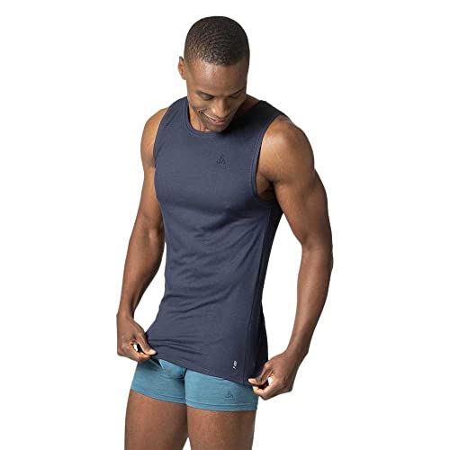Odlo Męski tank top Bl Top Crew Neck Singlet Active F-Dry Li
