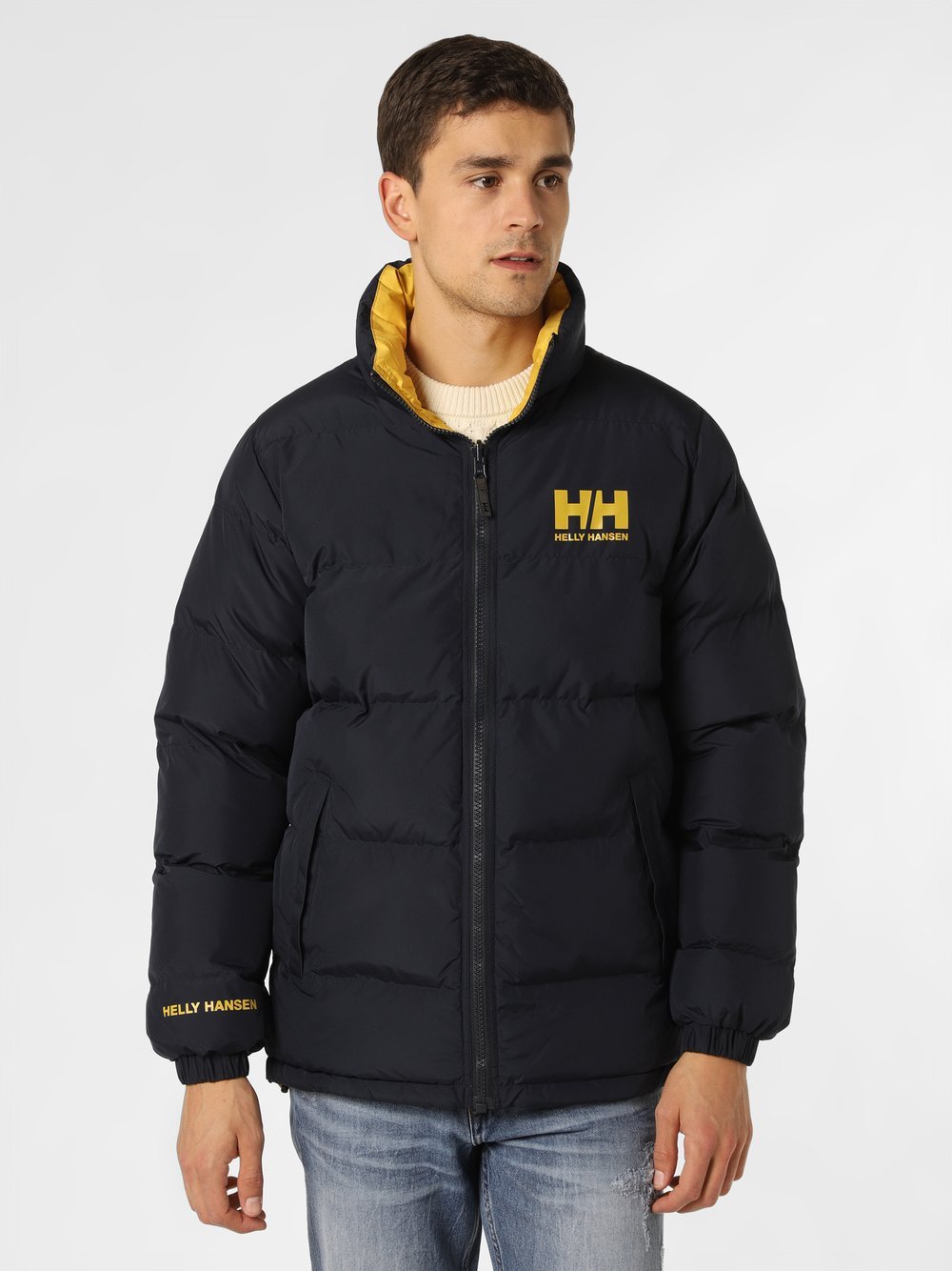 Helly Hansen - Męska kurtka dwustronna, niebieski|żółty