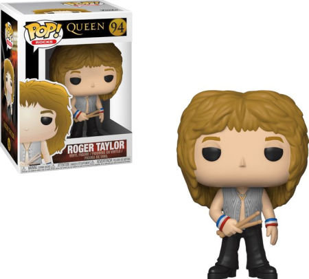 Funko POP! Rocks, figurka kolekcjonerska, Queen, Roger Taylor, 94