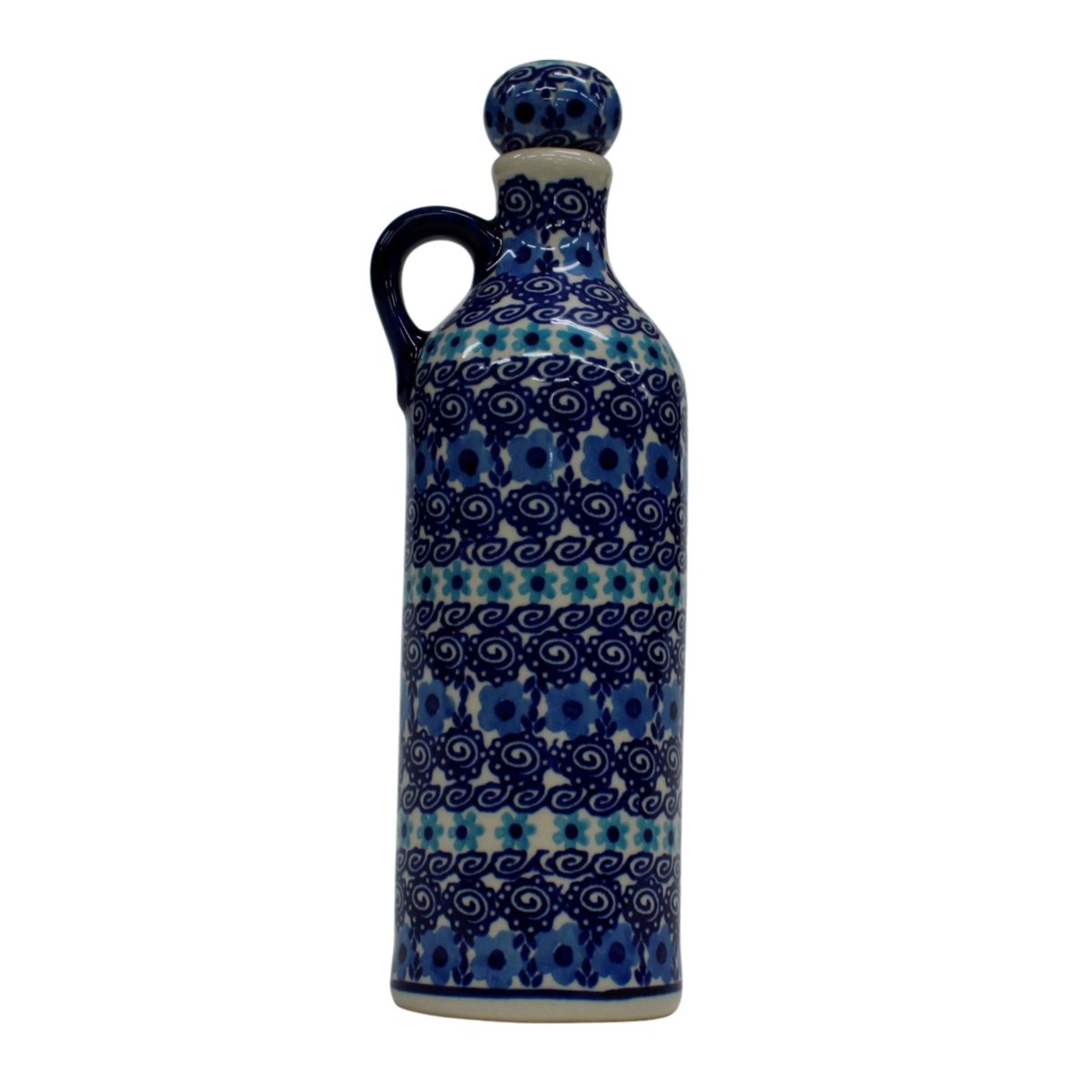 Ceramiczna butelka z korkiem Ceramika Bolesławiec
