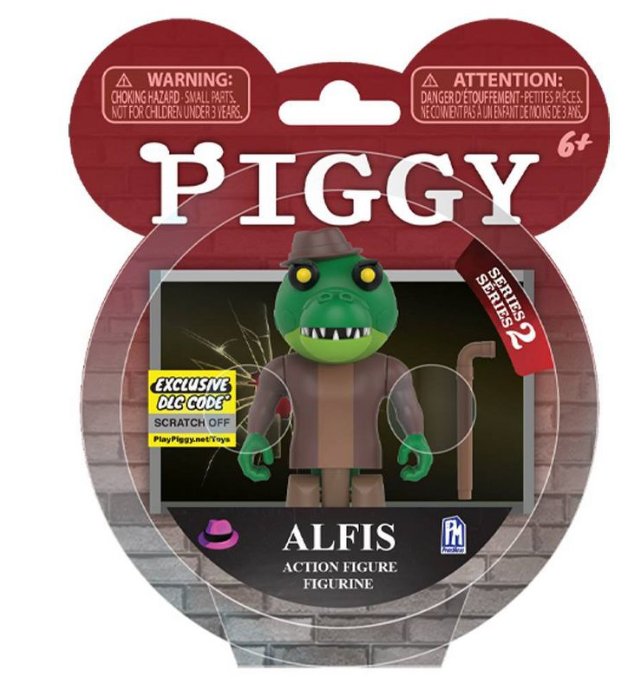 Piggy Seria 2 Alfis Roblox Krokodyl Phatmojo Figurka kolekcjonerska, Akcji Kolekcjonerska