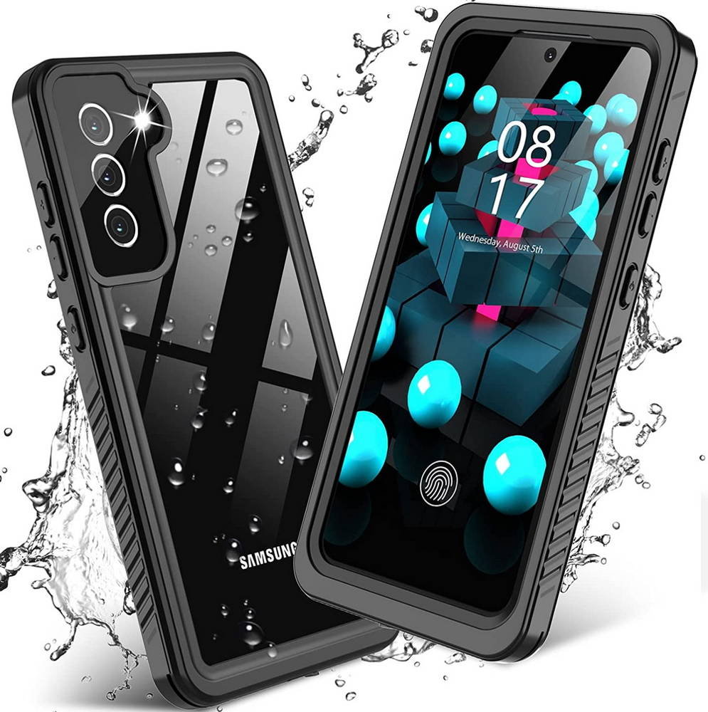 D-Pro 360° Waterproof Case IP68 etui wodoodporne wodoszczelne do Samsung Galaxy S21 FE (Black)