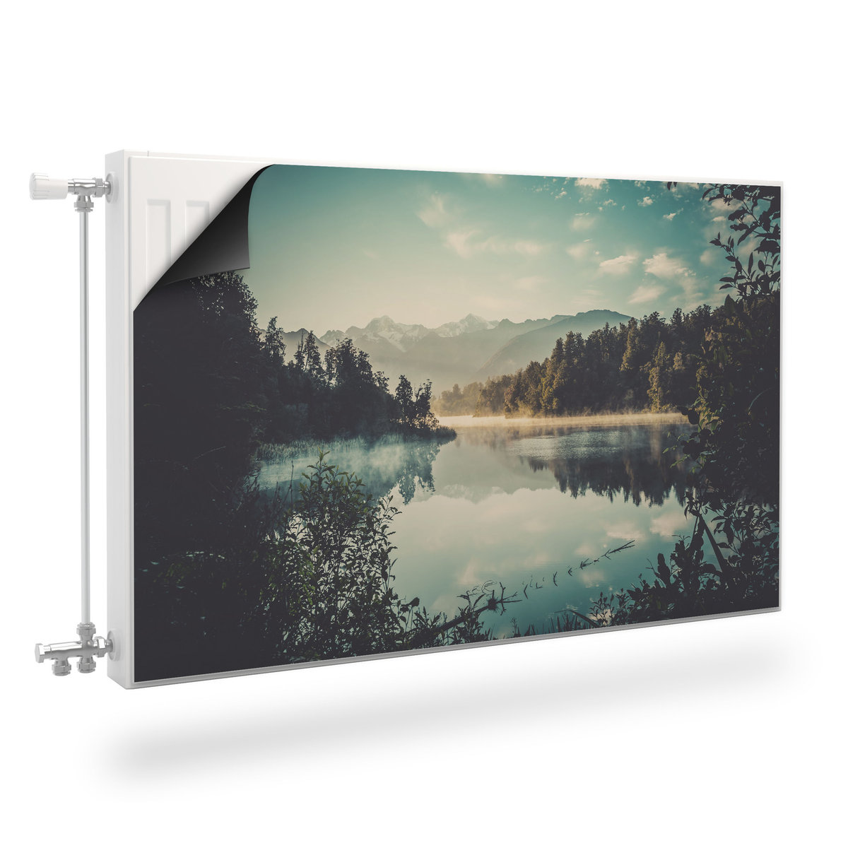 MASKOWNICA Magnetyczna Na Grzejnik Górskie Jezioro Natura 120cm x 60cm