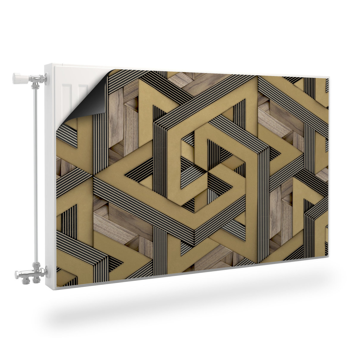 MASKOWNICA Magnetyczna Na Grzejnik Abstrakcyjna Mozaika 90cm x 60cm