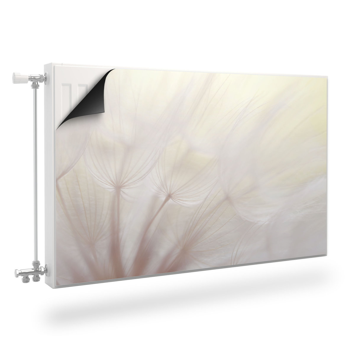 MASKOWNICA MAGNETYCZNA Kaloryfera Dmuchawiec Kwiaty Rośliny 100cm x 60cm