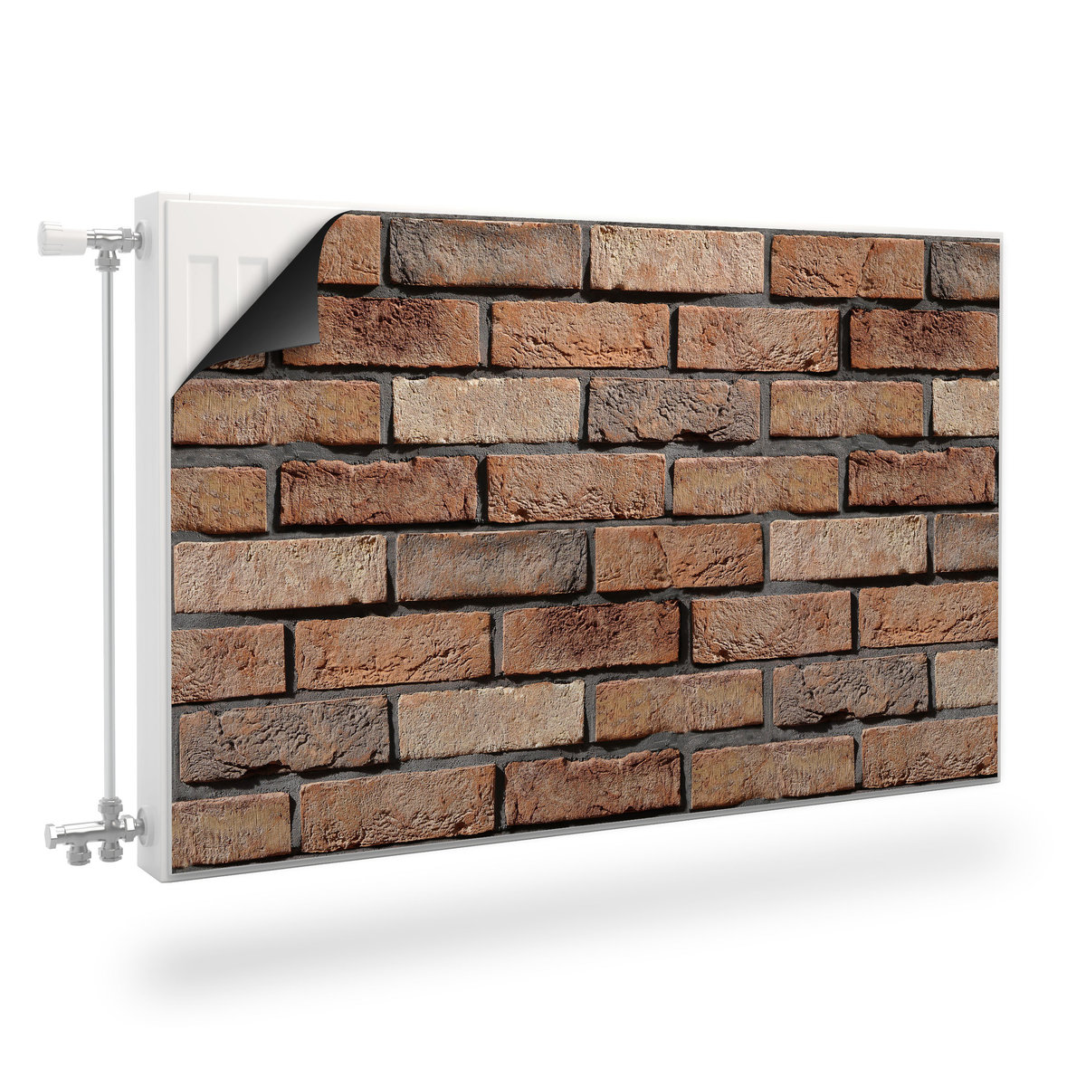 Osłona MAGNETYCZNA Na Grzejnik Cegła Efekt 3D Mur 110cm x 60cm