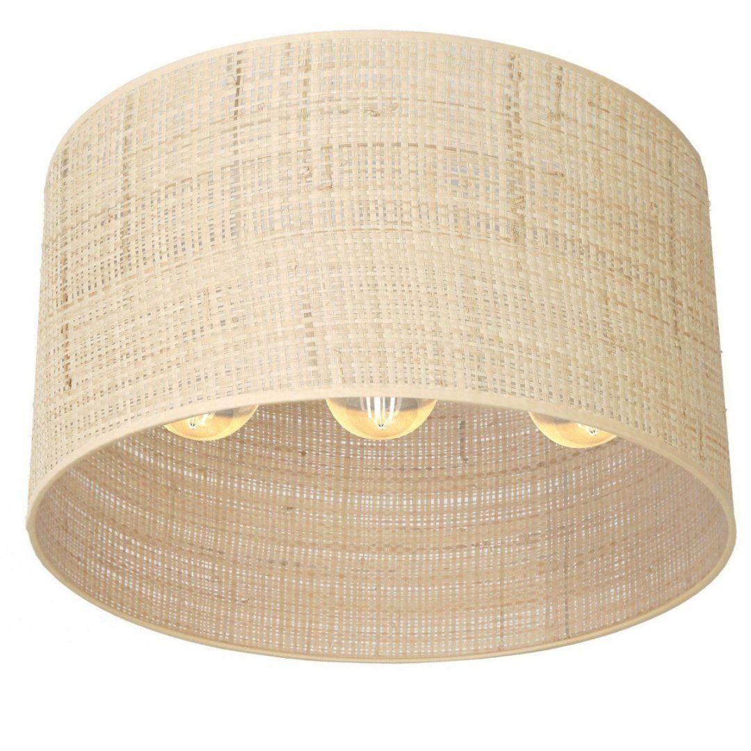 Pojedyncza lampa sufitowa, w stylu boho LX 5275 z serii RATTAN