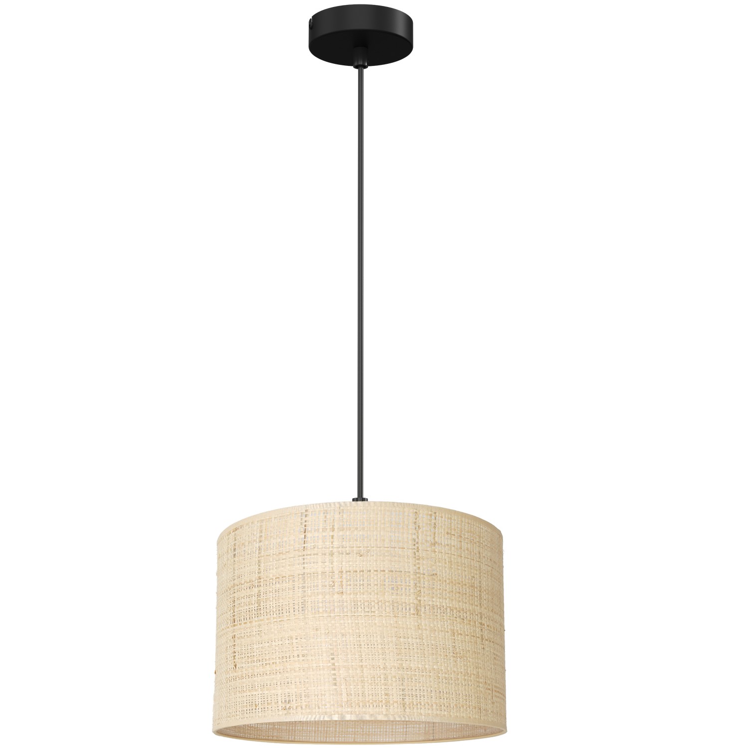 Boho lampa wisząca, ratanowy abażur LX 5279 z serii RATTAN