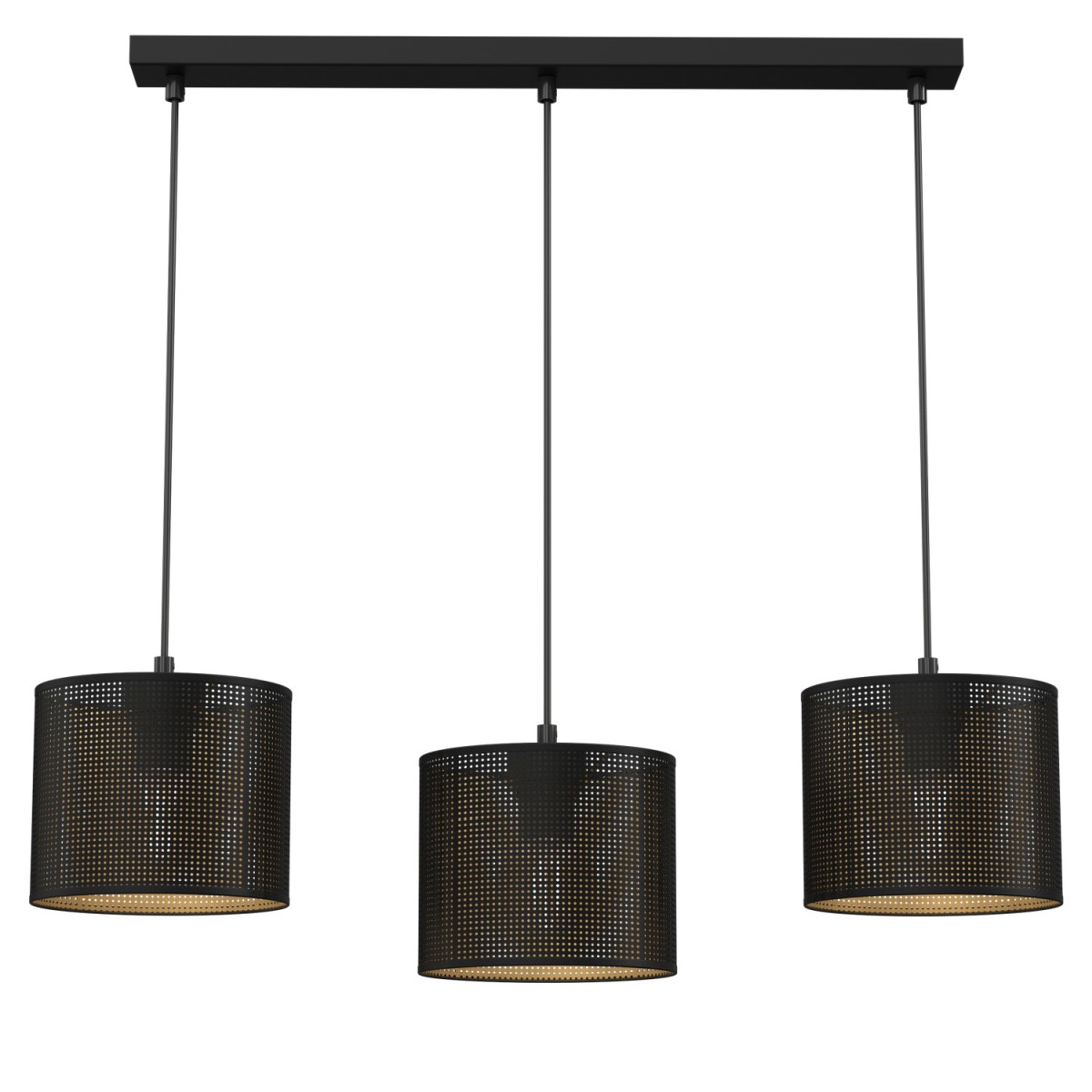 Lampa wisząca z abażurami, na trzy żarówki LX 5253 z serii LOFT SHADE