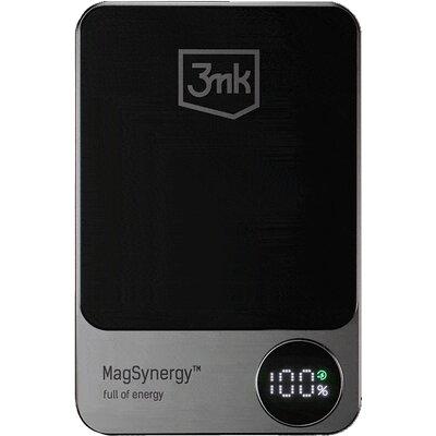 3MK MagSynergy 10000mAh Czarny
