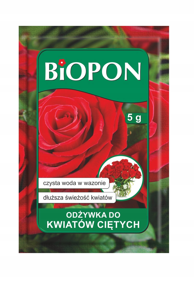 Biopon N Odżywka do kwiatów ciętych w proszku, saszetka 5g