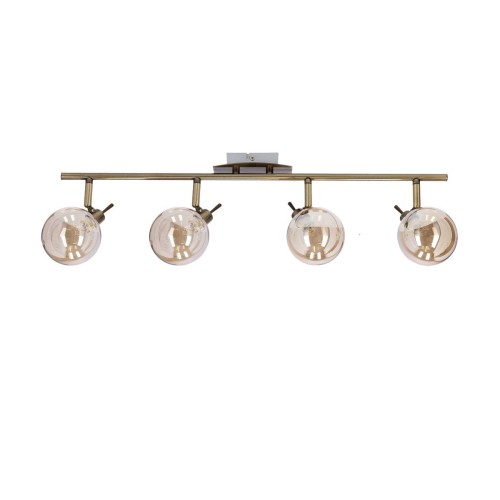 Lentini lampa sufitowa  spot) 4-punktowa patyna 94-16362