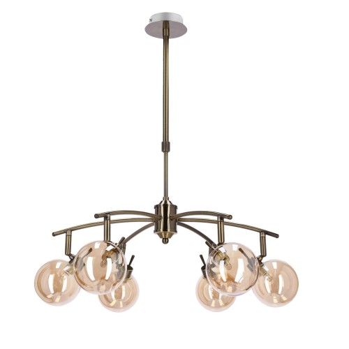 Lentini lampa wisząca 6-punktowa patyna 36-16386