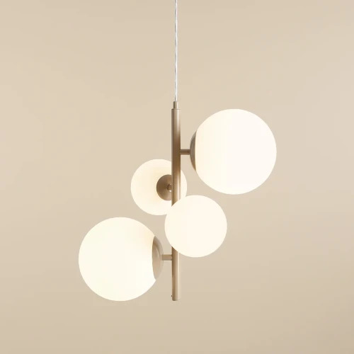 Bloom lampa wisząca 4-punktowa beżowa 1091L17