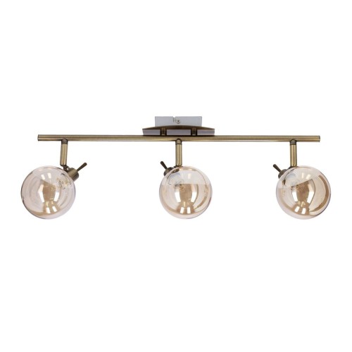 Lentini lampa sufitowa  spot) 3-punktowa patyna 93-16355
