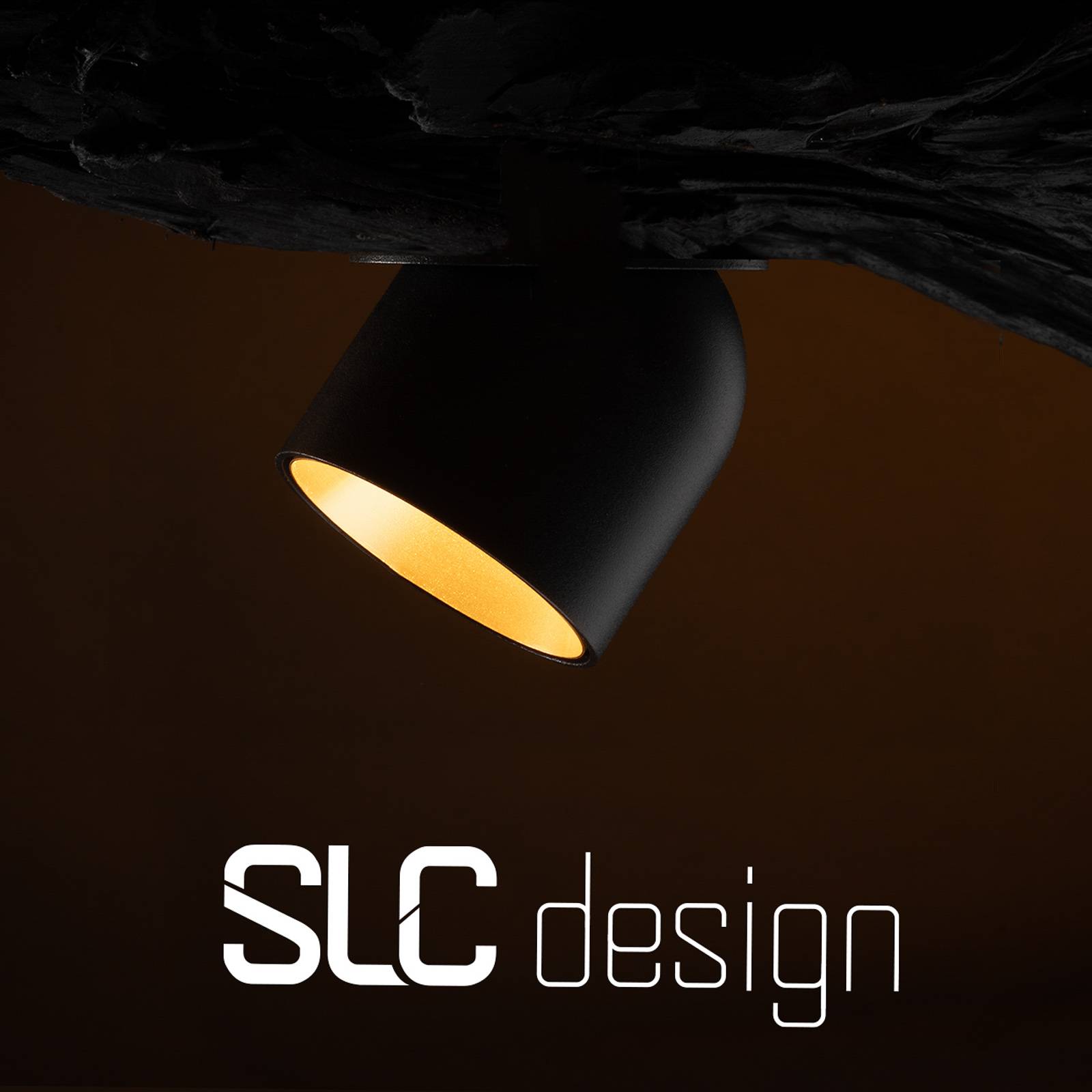 The Light Group SLC Cup downlight LED czarny/złoty 2 700 K