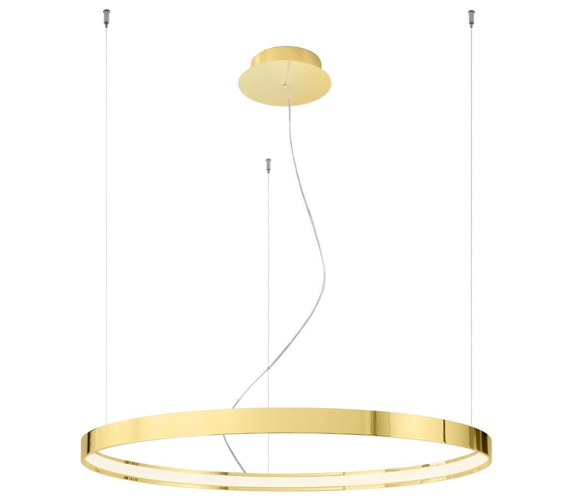 Thoro TH.246 - LED Żyrandol na lince RIO LED/50W/230V CRI90 3000K śr. 78 cm złoty