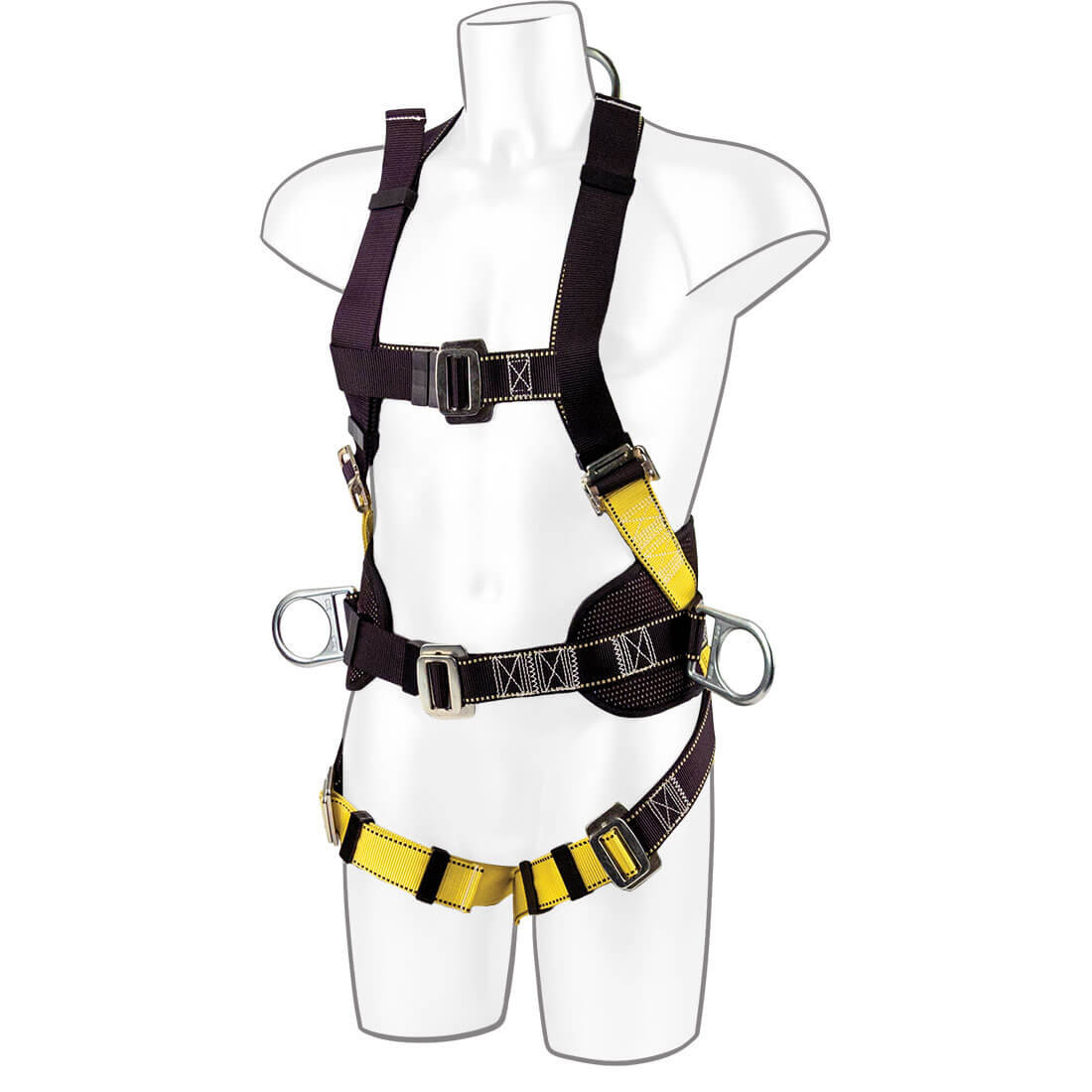 Dwupunktowe szelki Comfort Plus PORTWEST Czarny