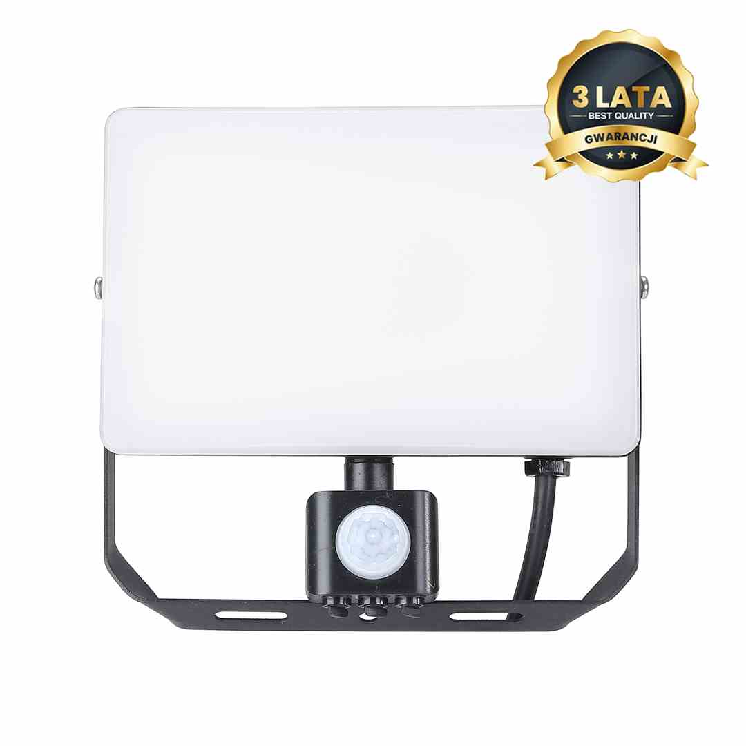 Naświetlacz LED 50W PIR 5000lm 5000K EKN9020 - Milagro