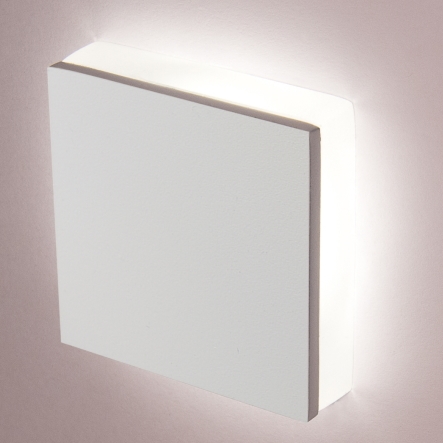 Lampa LED schodowa Lesel 008A L 1008A1202 Elkim 1W 4000K kostka IP44 biała