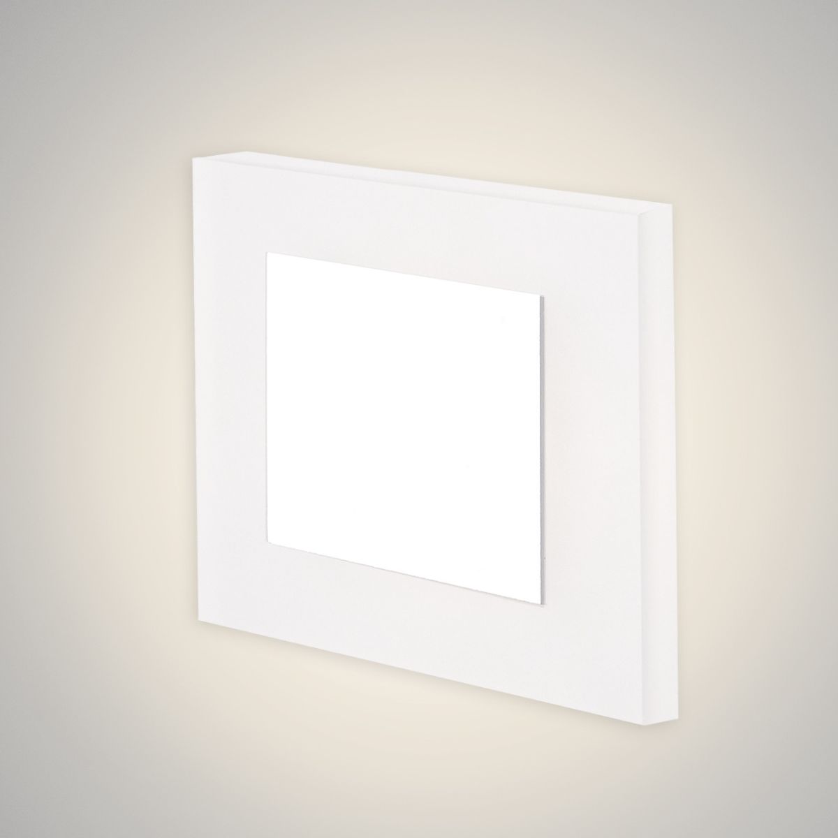 Schodowa lampa Lesel 008B 1008B2202 Elkim LED 1W 4000K do przedpokoju IP44 biała