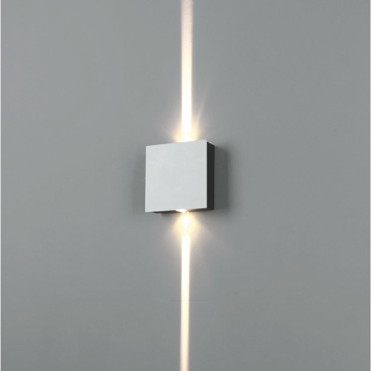Kinkiet góra-dół Mollis 616002102 Elkim LED 2W 3000K do salonu biały