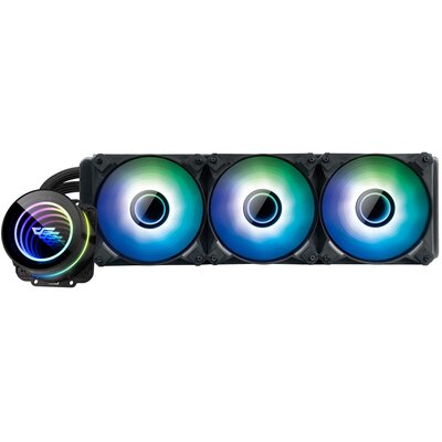 Chłodzenie wodne komputera Darkflash DX360 V2.6 ARGB 3x 120x120 (Czarny)