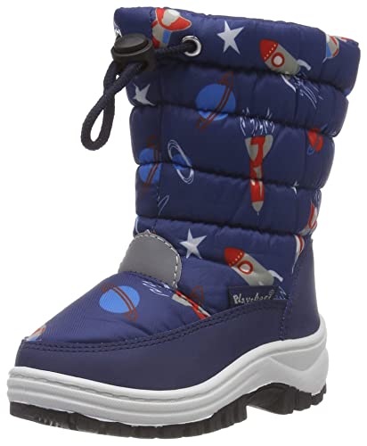 Playshoes Śniegowce kosmiczne, morskie, rozmiar 32/33 EU, morski, 32/33 EU