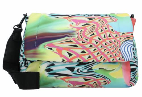 Desigual Women's Bag_Hawaiian GEOSUR 9019 Tutti Fruti, materiał wykończenia, Wykończenie materiału