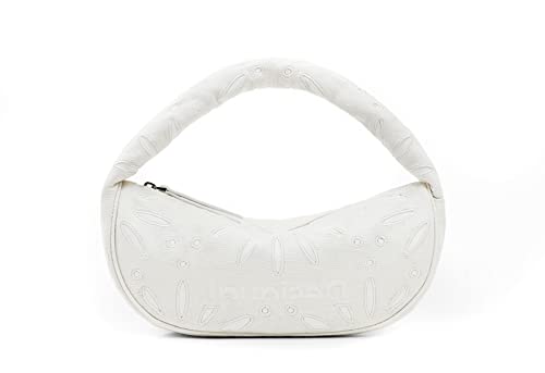 Desigual Women's Bag_Summer Dandelion Bangor 1001 RAW, White, biały