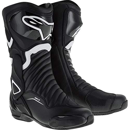 Alpinestars Women's Stella SMX-6 v2 Street Motorcycle Boot, Black/Pink, 38
