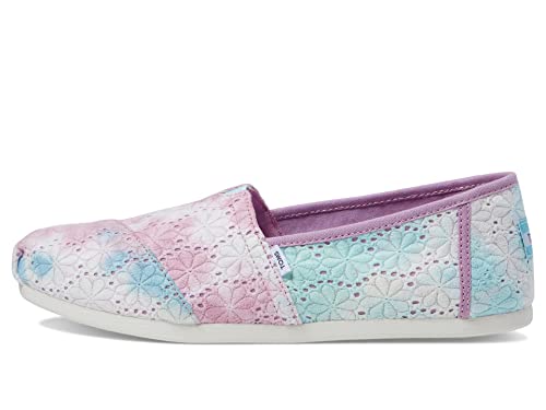 TOMS Damskie mokasyny Alpargata CloudBound płaskie, liliowo-fiołkowy barwnik do krawata, 6 UK, Liliowy Mauve Tie Dye, 38.5 EU