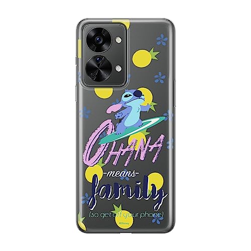 Etui Stich 004 Disney Nadruk częściowy Przeźroczysty Producent: OnePlus, Model: NORD 2T 5G